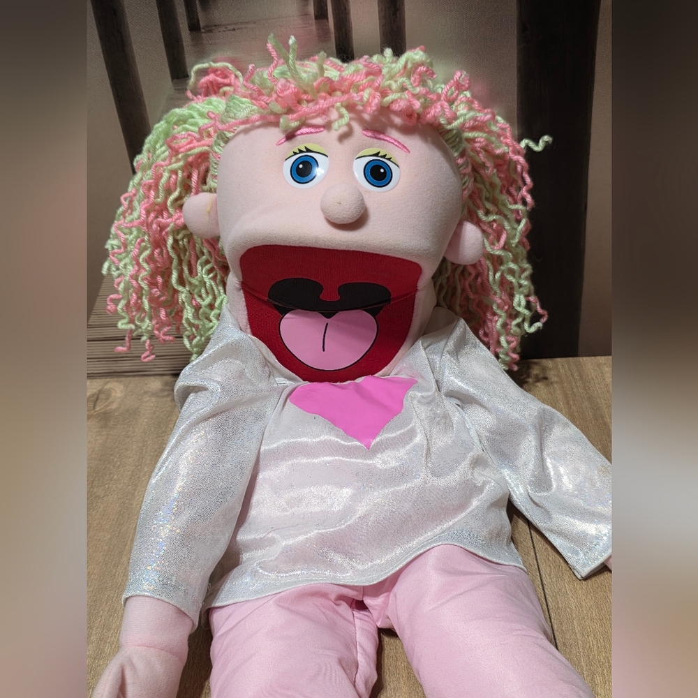 Silly  Puppets 25" Kimmie Girl Full Body, Ventriloquist Style Puppet
